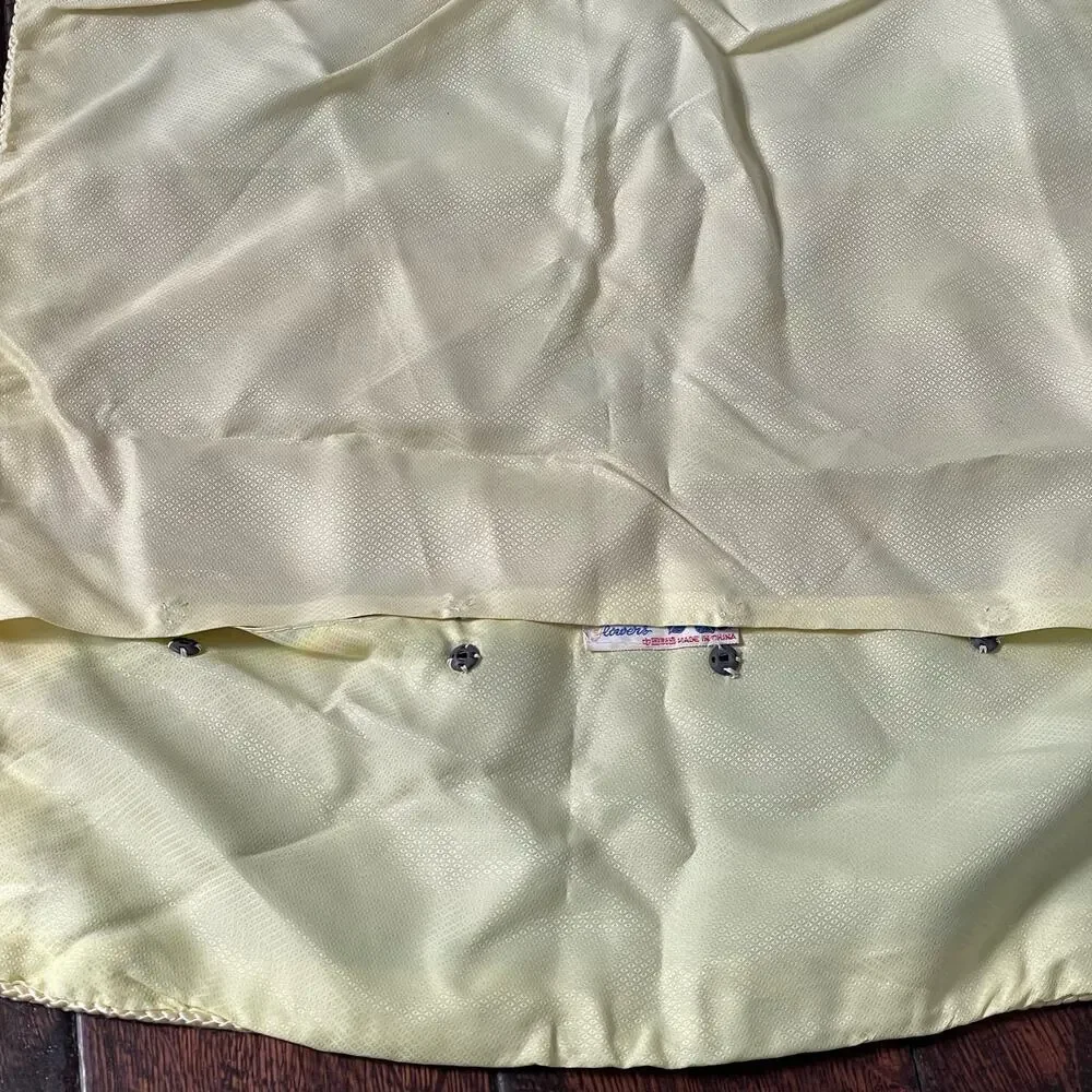 Vintage Brocaded Flowers Oriental Pillow Case with Tassels Asian Sham Cover READ